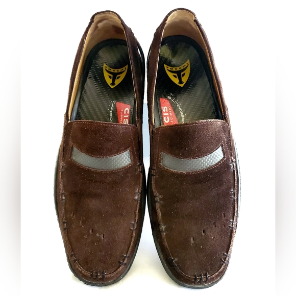 Luxury Michael Toschi Mens Slip on Suede Shoes. Size: 8. Excellent Condition - Picture 1 of 7